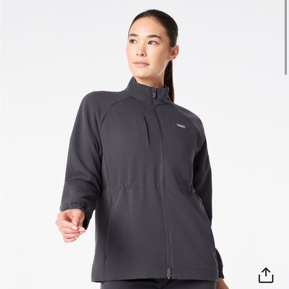 Figs Alberta cinched waist scrub jacket